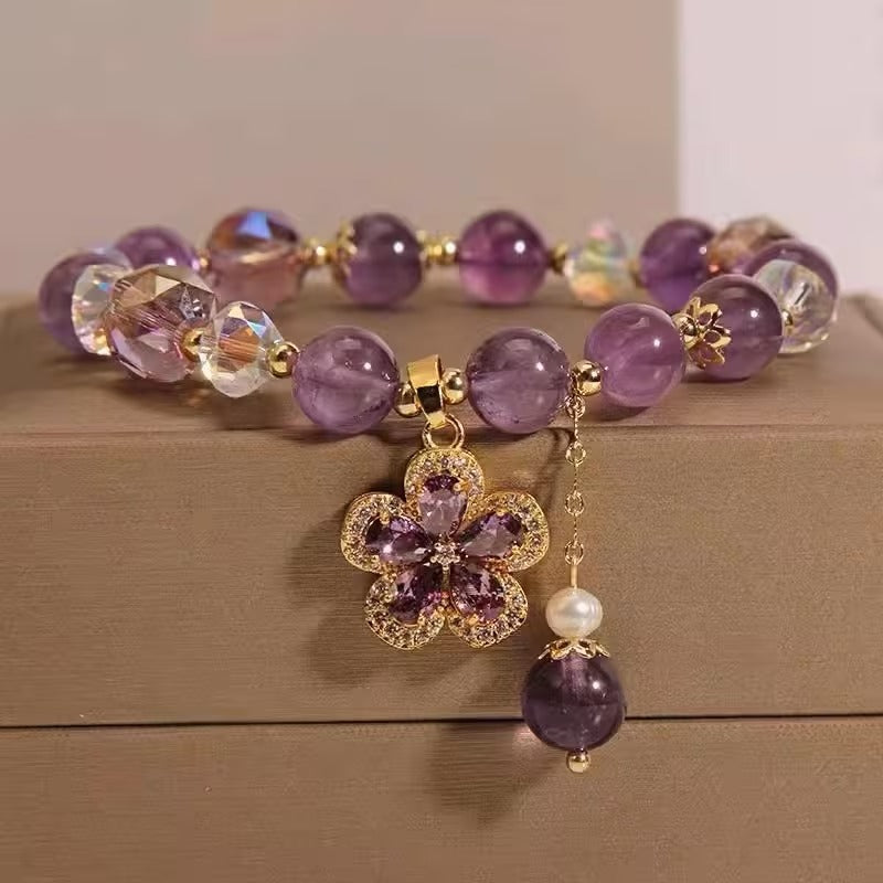Natural Amethyst Bracelet