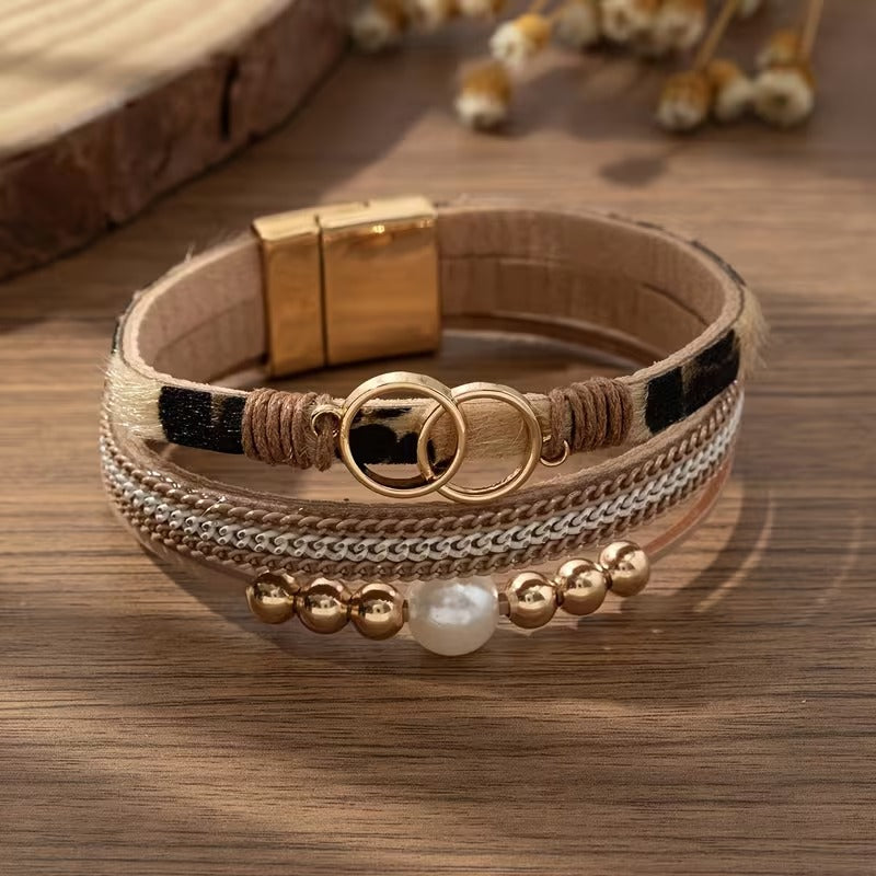 Multi-layer Magnetic Clasp Bracelet