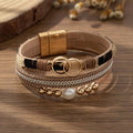 Multi-layer Magnetic Clasp Bracelet