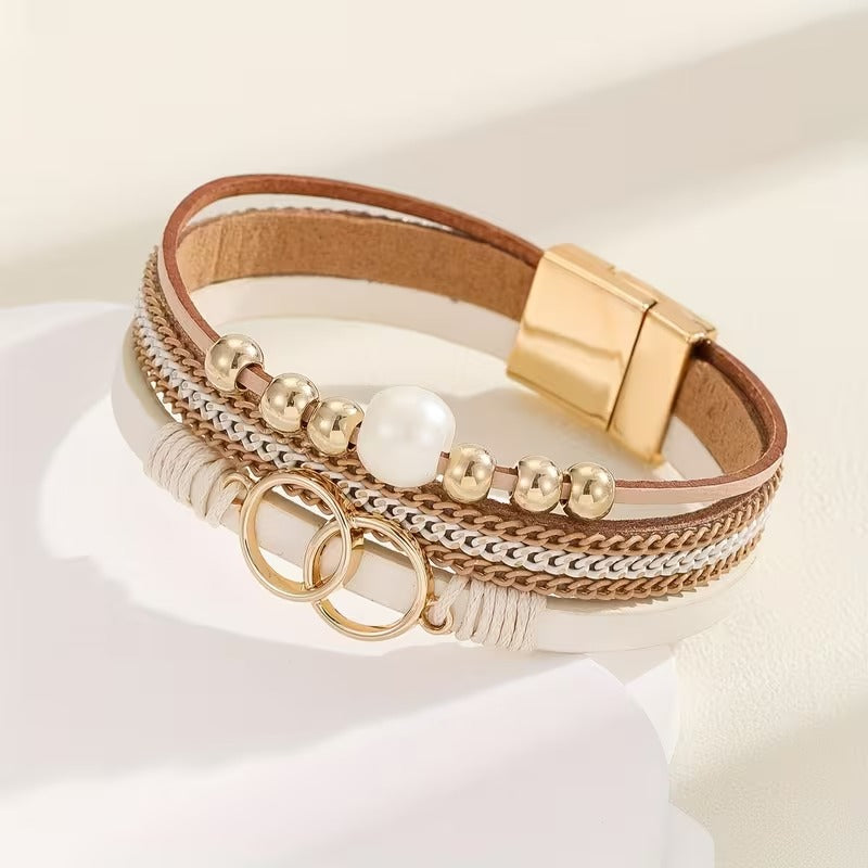 Multi-layer Magnetic Clasp Bracelet